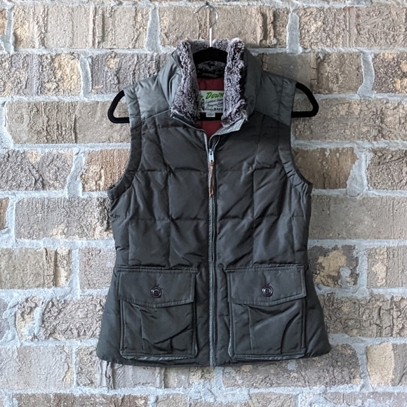 Eddie Bauer Women's Yukon Down Vest Olive Green Small - Picture 1 of 14